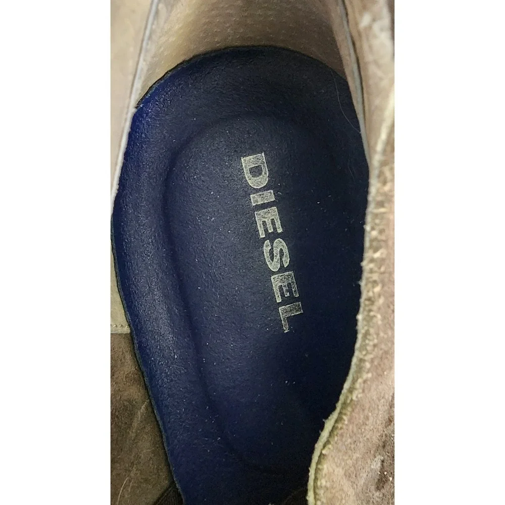 DIESEL‎ Shoes Iridium Olive Camo A15 Dress Shoes Size 11 Suede